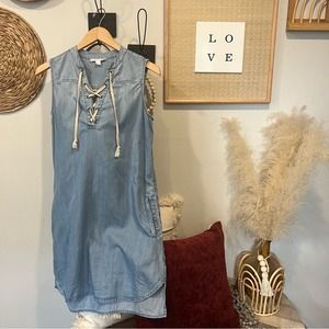 Beach Lunch Lounge Collection - Denim Dress size S